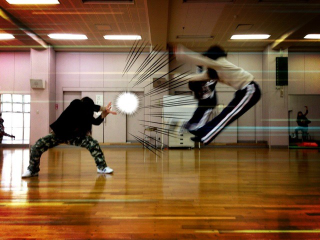 Illustration for article titled Latest Japanese Schoolgirl Trend: Fake Dragon Ball Attacks